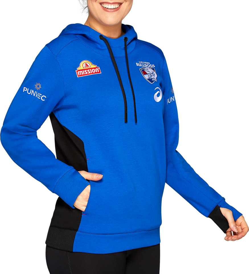 Western Bulldogs Asics 2022 Hoodie - Ladies