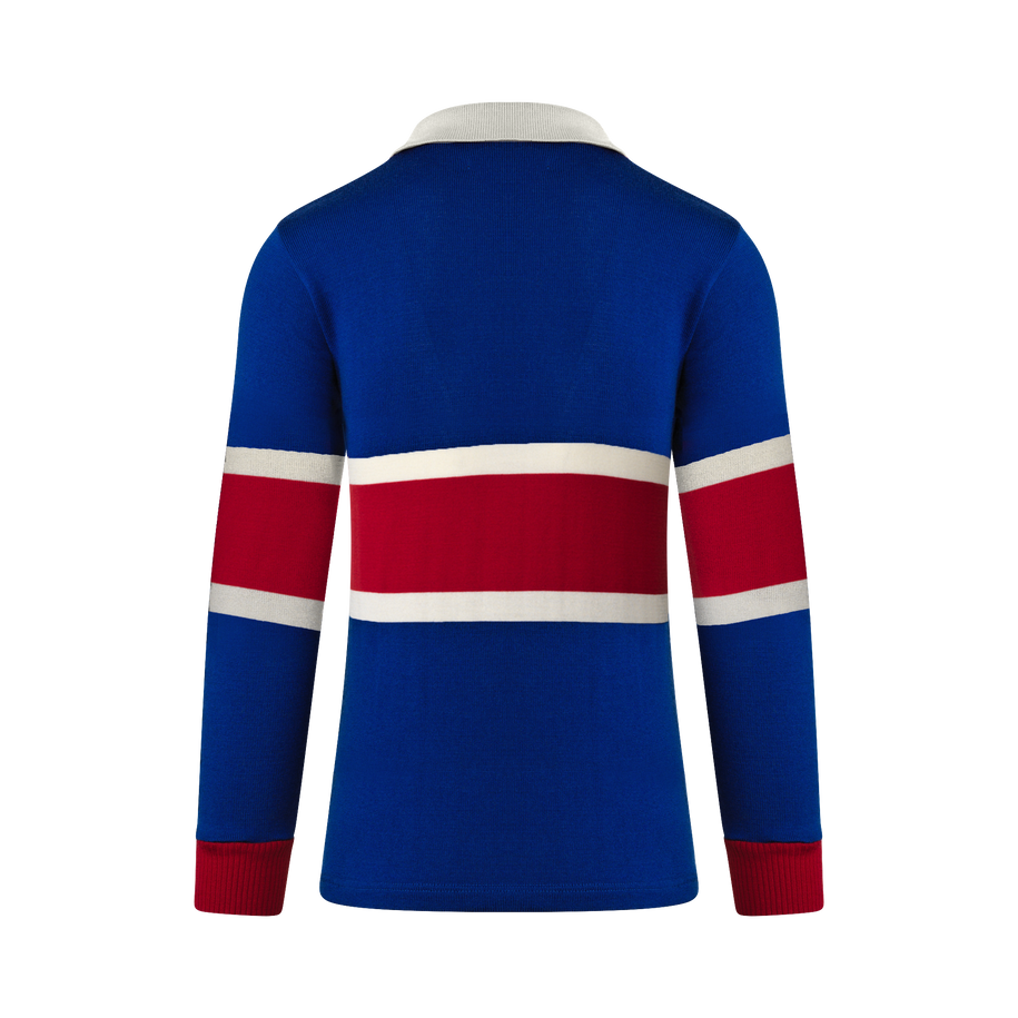 Western Bulldogs Men's ICI 90s Wool Guernsey Long Sleeve