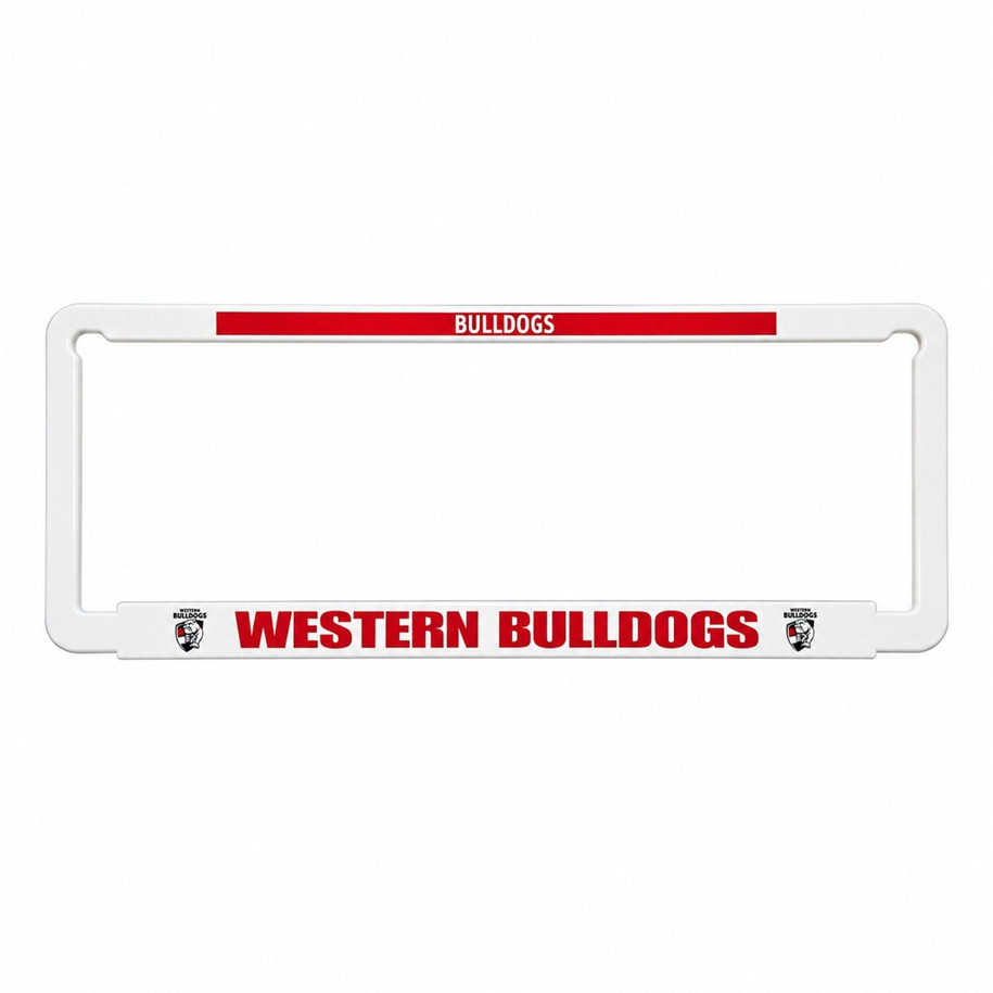Western Bulldogs Number Plate Surrounds