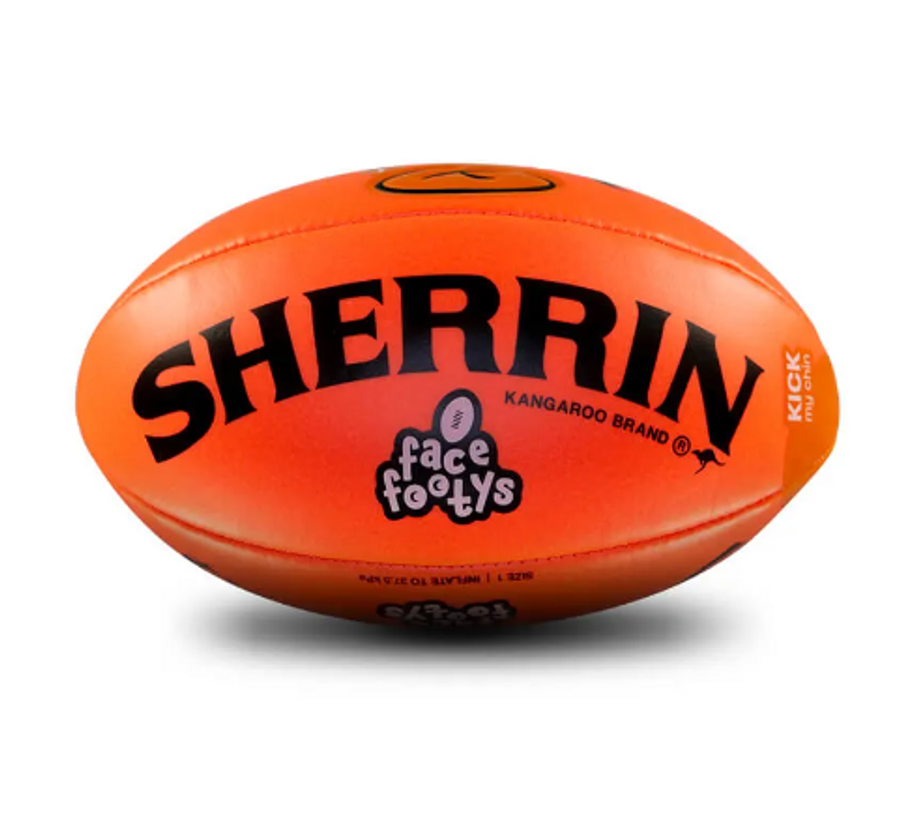 Sherrin Face Football - Orange