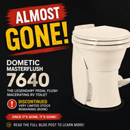 Dometic MasterFlush 7640: Why It's Still One of the Best RV Toilets Ever Made (Limited Bone Color Stock Remaining)