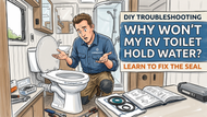 Why Won’t My RV Toilet Hold Water in the Bowl?