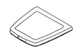 Sedile E Coperchio Di Ricambio Thetford 42178 Per WC Aqua Magic, Bianco