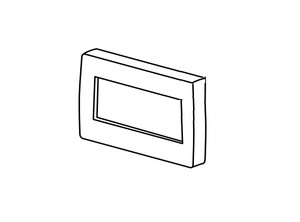 Thetford Tecma Silence Plus Toilet Control Panel Switch Bezel – Bone - 36396 *SPECIAL ORDER*