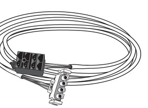 Thetford 36253 – Toilet Flush Control Panel Wiring Harness (45 ft) for Tecma Silence Plus Tank Sensor - SPECIAL ORDER