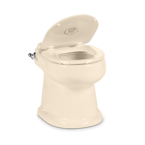 Dometic 302431133 4310 RV Toilet – Bone – Manual Flush – Elongated Seat – 19 Inch Height - 302431133