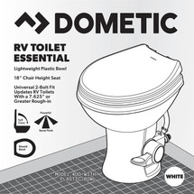 Dometic 400 Essential RV Toilet: Built Light, Built Simple, Built to Last