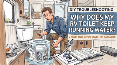Why Does My RV Toilet Keep Running Water?