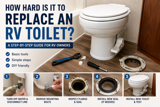How Hard Is It to Replace an RV Toilet?