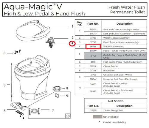 Aqua-Magic V Parts List Image