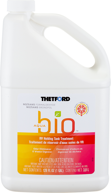 Waste Holding Tank Treatment; AquaBio™ 96614; With Citrus Twist Deodorant; 128 Ounce (1 Gallon) Jug