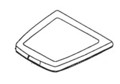 Thetford Electra Magic® 80 Toilet Seat & Cover Assembly – Square, Parchment White - 35778