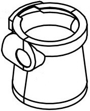 Dometic Part #385310113 – Toilet Base / Pedestal Cover for 500 Series Toilets