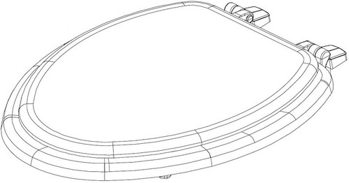 Dometic 385311864 RV Toilet Seat – Elongated Replacement for 320 Series Toilet, Bone