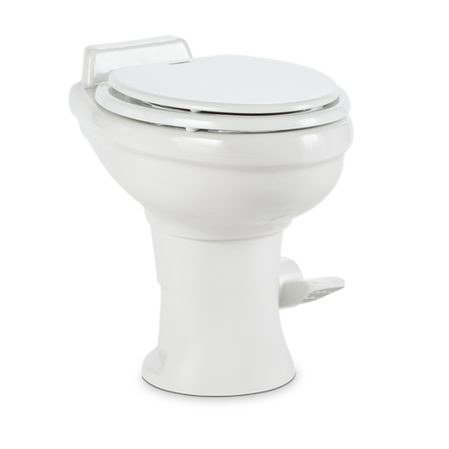 Dometic 320 RV Toilet – White | Elongated Ceramic | Residential Height | Special Order 302320081