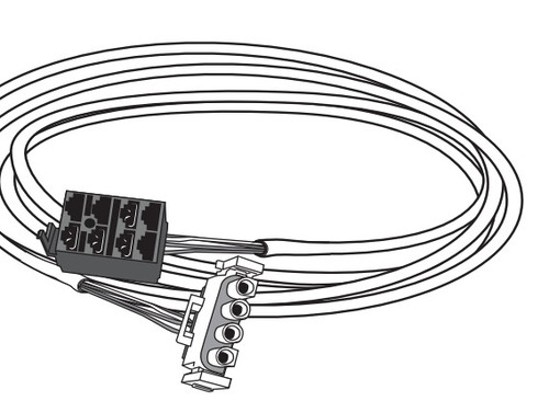 Thetford 36251 – Toilet Flush Control Panel Wiring Harness (25 ft) for Tecma Silence Plus Tank Sensor