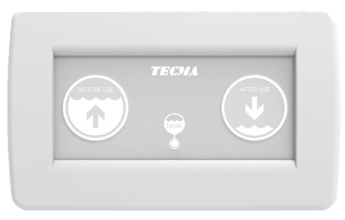 Thetford 50208 Tecma Compass Toilet – 24V Standard Height TSFT Flush Panel – T-COM024NW/TSFT/NA - SPECIAL ORDER