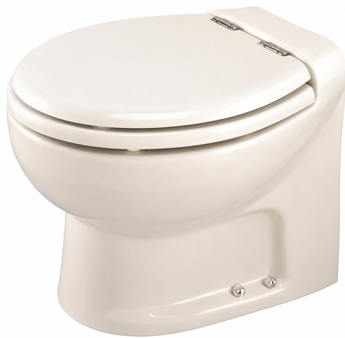 Thetford 50264 Tecma Silence Plus 2G Toilet – Low Profile 12V Electric Flush Toilet – Bone – T-S2G012DP/D00C00 - SPECIAL ORDER