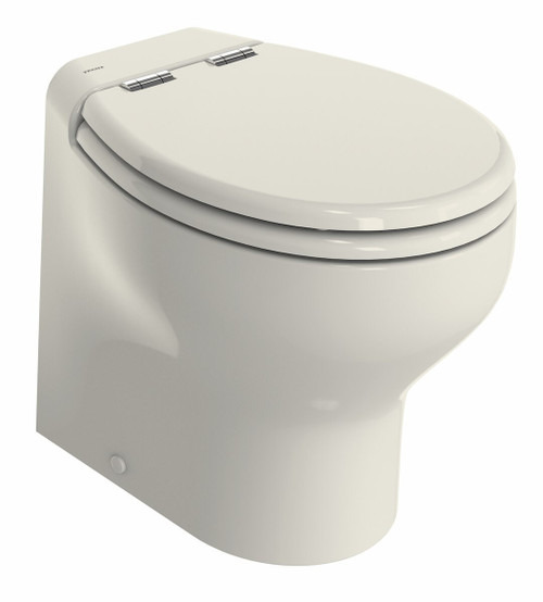 Thetford Tecma® Silence Plus 2G Permanent RV Toilet 50032 – Bone – Electric Flush with 2-Mode Wall Switch