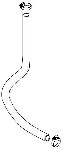 Dometic Bowl Supply Hose – Bone | Part #385340177 - SPECIAL ORDER