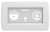 Thetford 50206 Tecma Compass Toilet – 12V Low Profile TSFT Flush Panel – T-COM012PW/TSFT/NA - SPECIAL ORDER