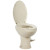Dometic 420 Platinum RV Toilet – Bone – Elongated Porcelain Bowl, Soft-Close Seat – 9610008282