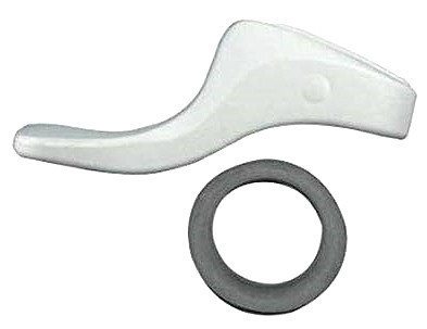 Thetford 42078 Aqua Magic Style II and Residence Toilet Flush Pedal - Low Profile - White