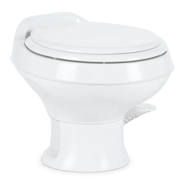 Dometic 301 Short RV Toilet 302301671 - White