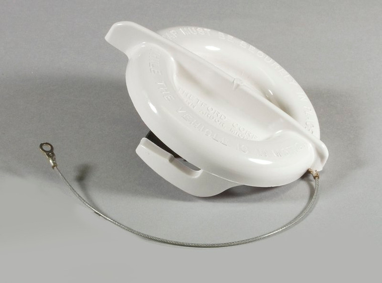Thetford 01664 (Superseded by 50126) Sewer Waste Valve Fitting Cap – Electra Magic® Model 80, White