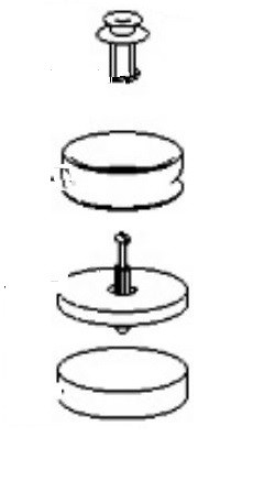 Thetford 32305 (Superseded by 50354) Toilet Holding Tank Vent – Fits Cassette C400 Series Toilets