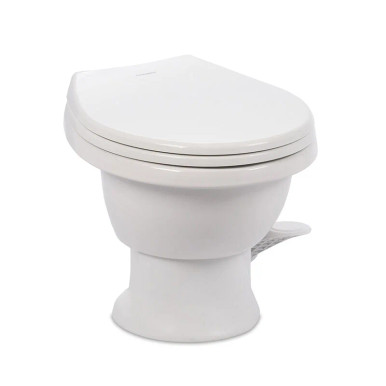 Dometic 411 RV toilet Low Profile White
