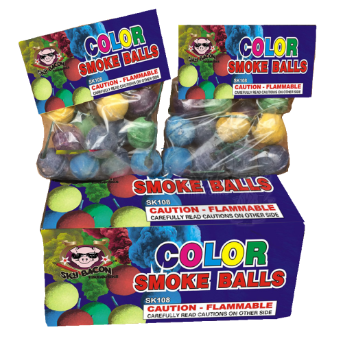 Color Smoke Balls Clay (Case)