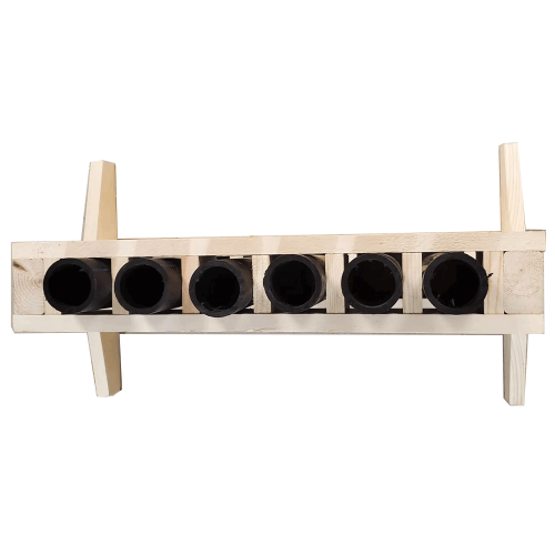 6 Shot Rack Straight - HDPE (Case)
