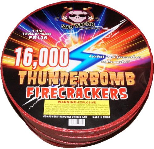 Americas Thunderbomb Firecrackers 16000s (Case)