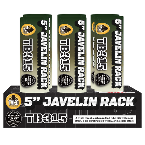 5in Javelin - 6 shot rack (Case)