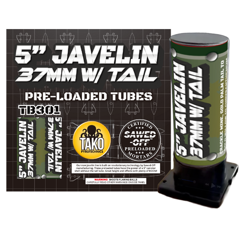 5in Javelin - 37mm w/tail (Case)