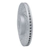 R1 09-11 Lexus Is350 Left Front Drilled & Slotted Geo-Carbon Rotor