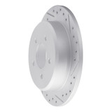 R1 95-02 Ford Explorer Sport Rear Right Drilled & Slotted Geo-Carbon Rotor