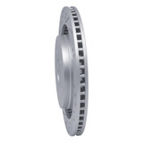 R1 15-23 Ford Mustang Rear Left Drilled & Slotted Geo-Carbon Rotor