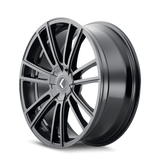 Kraze KR183 Spectra 18x8 / 5x110/127 BP / 40mm Offset / 72.62mm Hub Gloss Black Wheel