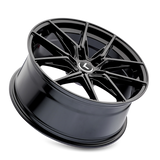 Kraze KR196 Evolve 18x8.5 / 5x112 BP / 40mm Offset / 66.56mm Hub Gloss Black Wheel