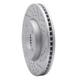 R1 03-05 Kia Sedona Front Right Drilled & Slotted Geo-Carbon Rotor
