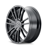 Kraze KR183 Spectra 20x8.5 / 5x110/127 BP / 38mm Offset / 72.62mm Hub Gloss Black Wheel
