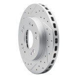 R1 90-05 Chrysler Sebring Front Left Drilled & Slotted Geo-Carbon Rotor