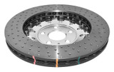 DBA 12-13 Audi TT Quattro RS (370mm Front Rotor) Front 5000 Series Drilled Rotor w/Silver Hat