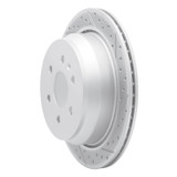 R1 15-20 Chevrolet Colorado Rear Right Drilled & Slotted Geo-Carbon Rotor