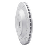 R1 02-05 Buick Rainier Front Left Drilled & Slotted Geo-Carbon Rotor