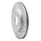 R1 04-05 Infiniti Qx56 Front Right Drilled & Slotted Geo-Carbon Rotor