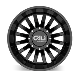Cali Off-Road 9110D Summit Dually 20x8.25 / 8x210 BP / -232mm Offset / 154.2mm Hub Gloss Black Wheel