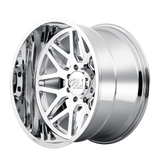 Cali Off-Road 9115 Invader 20x10 / 8x165.1 BP / -25mm Offset / 125.2mm Hub Chrome Wheel